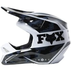 Fox Racing V1 Nuklr Youth Helmet -Moto Gear Shop 260 29735 001 YS B