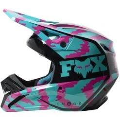 Fox Racing V1 Nuklr Youth Helmet -Moto Gear Shop 260 29735 176 YS B