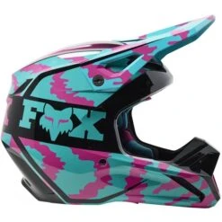 Fox Racing V1 Nuklr Youth Helmet -Moto Gear Shop 260 29735 176 YS C