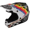 Troy Lee Designs SE4 Polyacrylite Warped Helmet -Moto Gear Shop TL 109327041