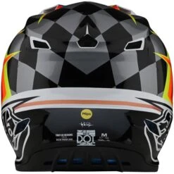 Troy Lee Designs SE4 Polyacrylite Warped Helmet -Moto Gear Shop TL 109327041 A