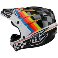 Troy Lee Designs SE4 Polyacrylite Warped Helmet -Moto Gear Shop TL 109327041 C