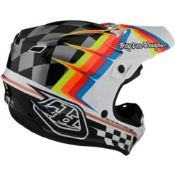 Troy Lee Designs SE4 Polyacrylite Warped Helmet -Moto Gear Shop TL 109327041 D