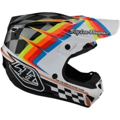 Troy Lee Designs SE4 Polyacrylite Warped Helmet -Moto Gear Shop TL 109327041 E