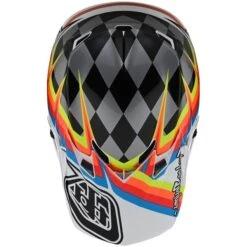 Troy Lee Designs SE4 Polyacrylite Warped Helmet -Moto Gear Shop TL 109327041 G