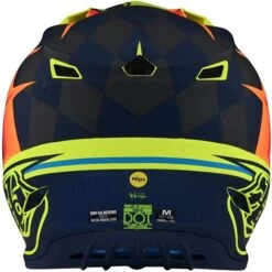Troy Lee Designs SE4 Polyacrylite Warped Helmet -Moto Gear Shop TL 109327051 A