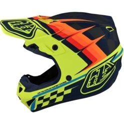 Troy Lee Designs SE4 Polyacrylite Warped Helmet -Moto Gear Shop TL 109327051 B