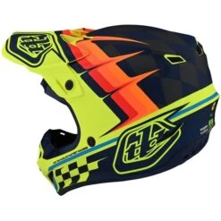 Troy Lee Designs SE4 Polyacrylite Warped Helmet -Moto Gear Shop TL 109327051 C