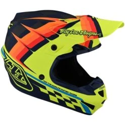 Troy Lee Designs SE4 Polyacrylite Warped Helmet -Moto Gear Shop TL 109327051 F