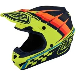 Troy Lee Designs SE4 Polyacrylite Warped Helmet -Moto Gear Shop TL 109327053