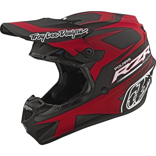 Troy Lee Designs SE4 Polyacrylite Polaris RZR Helmet 3 Troy Lee Designs SE4 Polyacrylite Polaris RZR Helmet